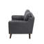 Forsyth Faux Leather Loveseat-60219328-60219329