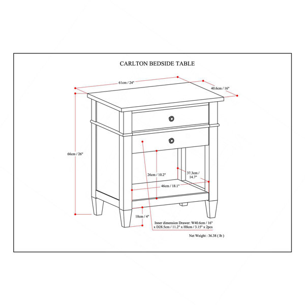 Dimensions du produit