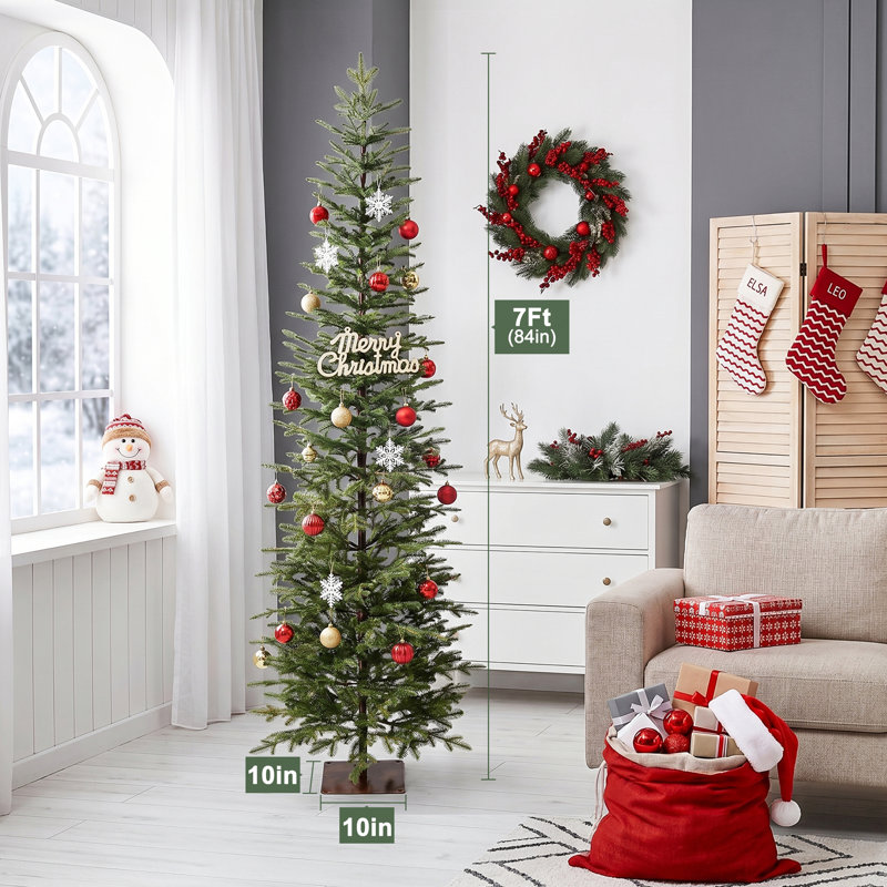 Arbre de Noël pin 6 pi Adcock, 7 pi