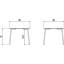 Salto Outdoor Square Garden Table