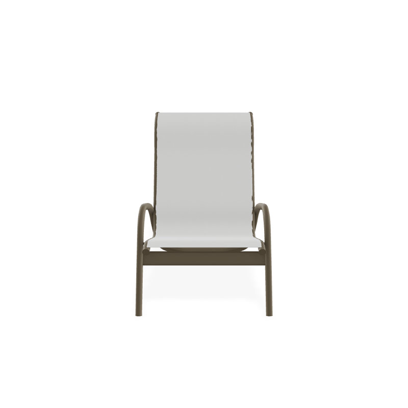 Gardenella Patio Chair, White, Beachwood