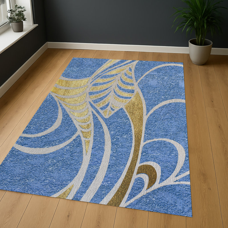 Geometric Area Rug, Rectangle 140 x 200 cm