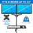 Universal 2 Screen Desk Mount