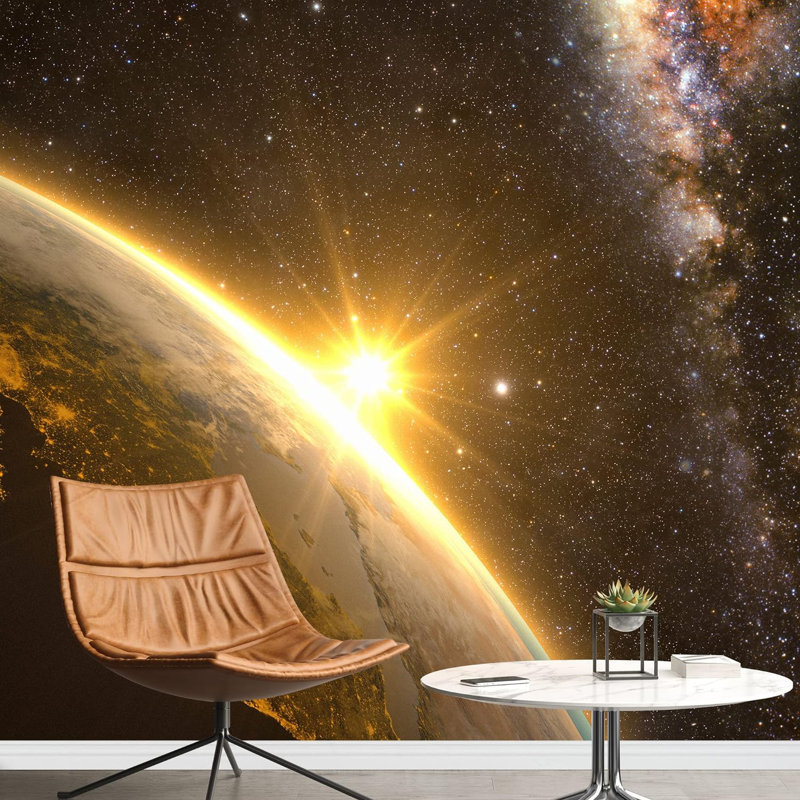 Panneaux muraux décoratifs solaires et astronomiques, L 66 po x l 96 po