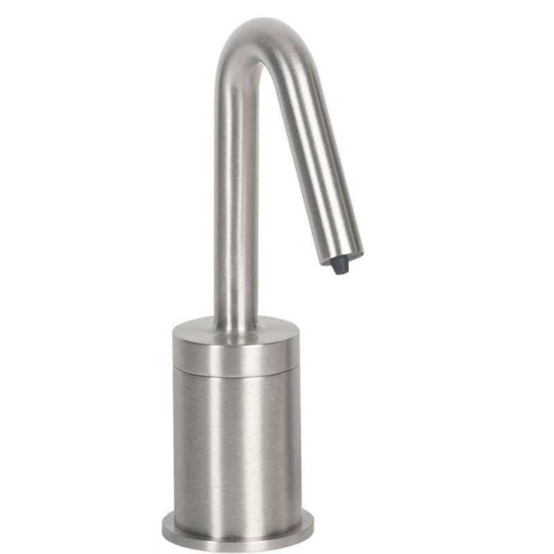 Distributeur de savon sans contact en chrome brossé Milan pour salle de bain moderne et hygiénique