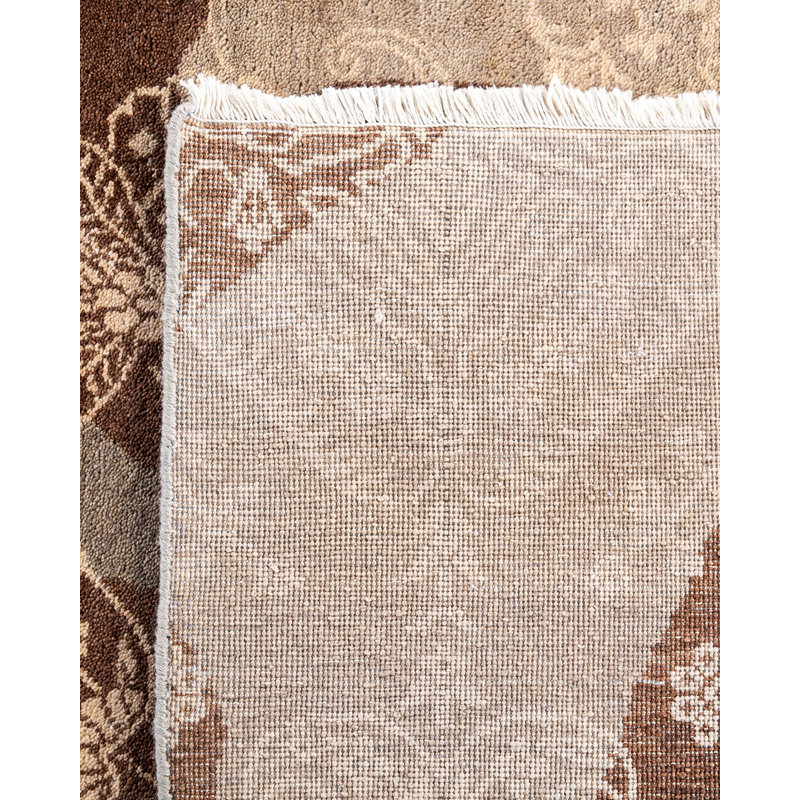 Overdyed One-of-a-Kind 9' 2" X 12' 4" Hand Knotted Area Rug
