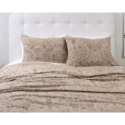 RAMUS DUVET COVER, MUSHROOM, KING