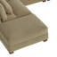 8 Seater Corduroy Corner Sofa -581254940