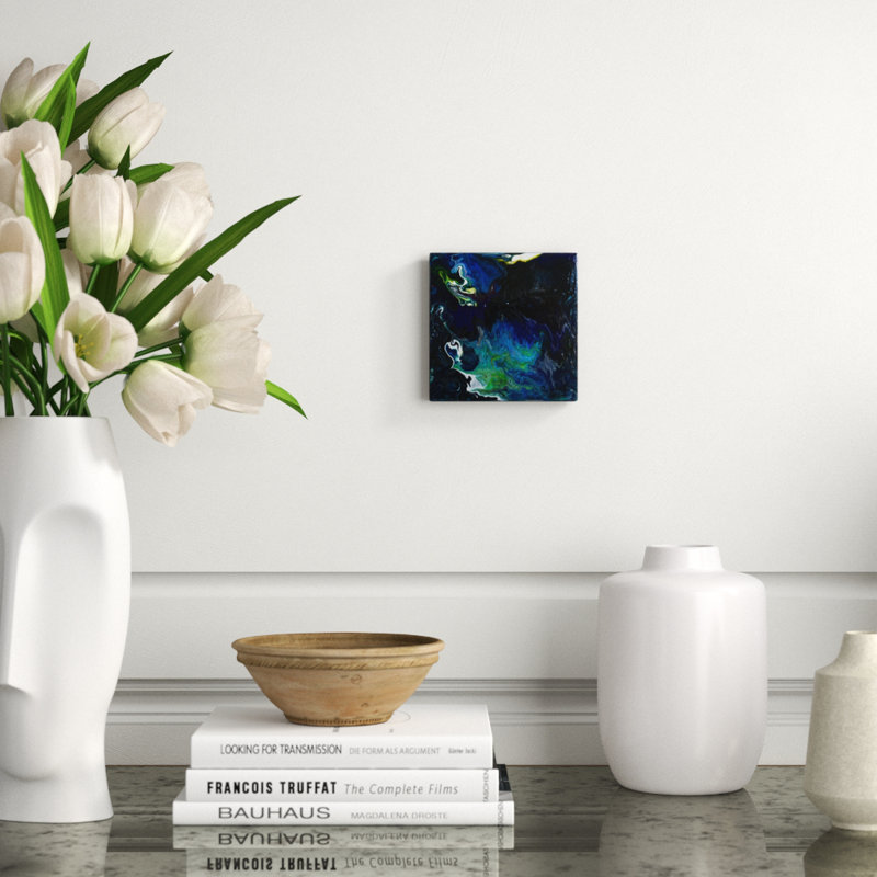 'Iridescent Night' - Wrapped Canvas Painting Print