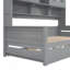 Lit de jour en bois avec lit gigogne simple, armoire et tablette tout-en-un-1601389579-1601389577