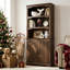 Bibliothèque standard H 70 "x l 31,5" avec portes en bois-2126390812-2126390815