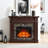 Compact And Space Saving Design Mantel
