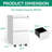 2-Drawer Mobile File Cabinet with Lock, Fully Assembled Rolling Storage for Legal/Letter/A4 Files, Compact Office Organizer-1681040914