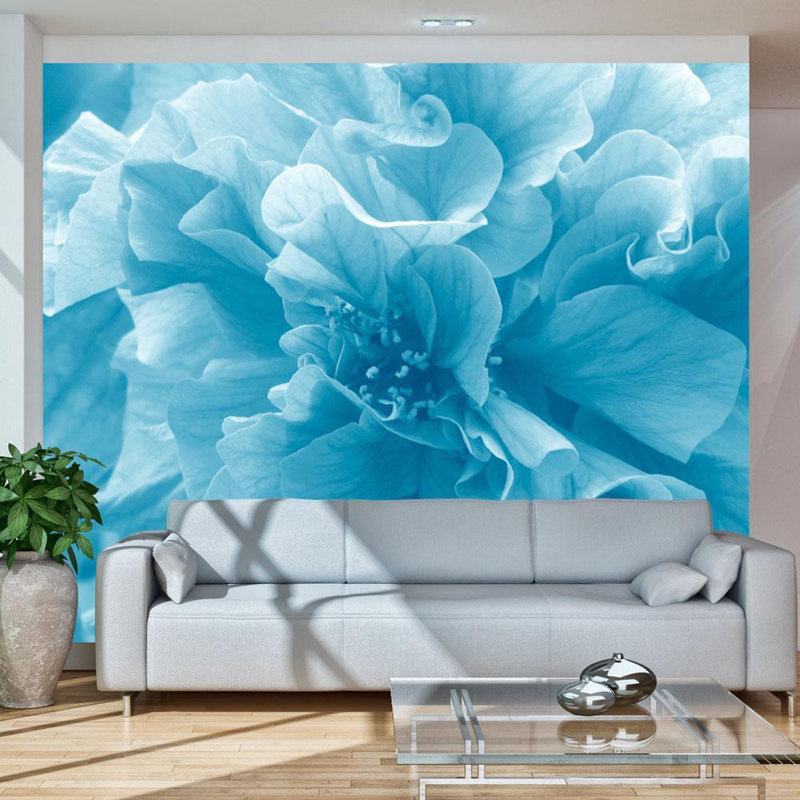 Floral Wall Mural, 121" L x 157" W