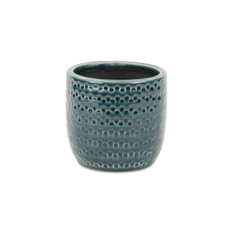 Erinn Handmade Pot Planter, 4.25" H x 4.25" W x 4.25" D