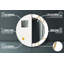 Huldar Glass Flat Wall Mirror