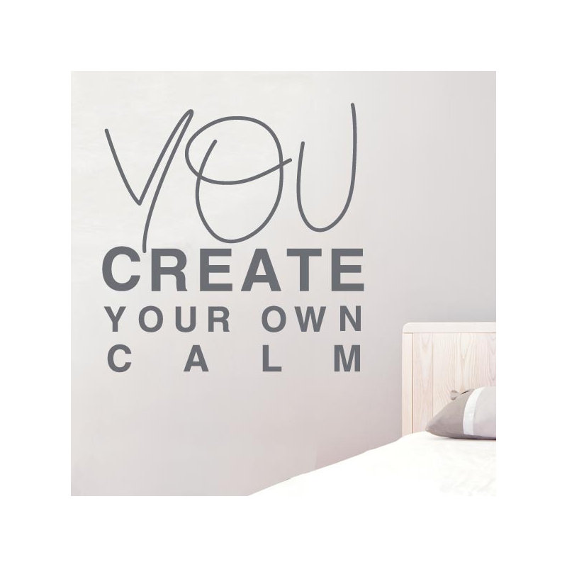 Abstract Wall Decal, Large, Grey