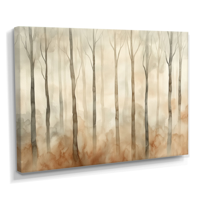 Celsie, Neutral Forest Canvas, Celsie, H 30 po x l 40 po, Toile tendue