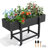 Ethelle Movable Raised Garden Beds Outdoor With Lockable Wheels-2120802155-2120802151