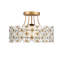 Spring Flower 1 - Light Semi Flush Mount
