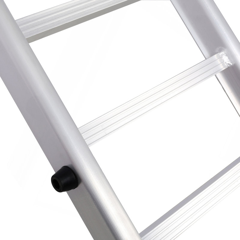Rampe en aluminium 1 400 lb / paire, pour rampe de rallonge de hayon pour moto / tondeuse à gazon / VTT 2 en 1, utilisation polyvalente, couleur argent