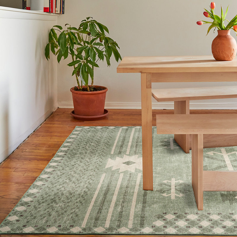 Flam Easy Care Rug, Rectangle 6'3" x 9'2"