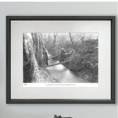 Lamorna Cove, Rustic Bridge 1903 - Single Picture Frame Print