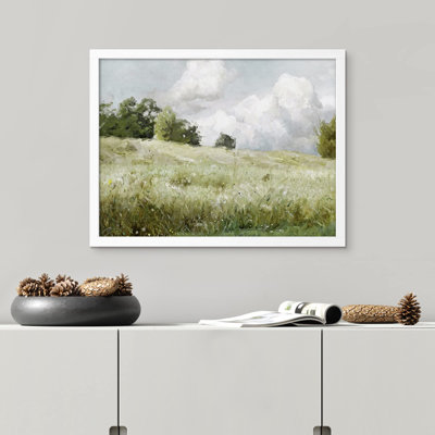 «Storm Cloud Forest Flower Field» sur papier