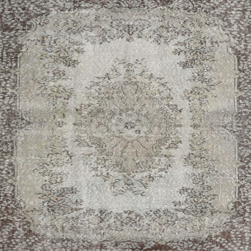 Oriental Indoor Rug, Square 4'