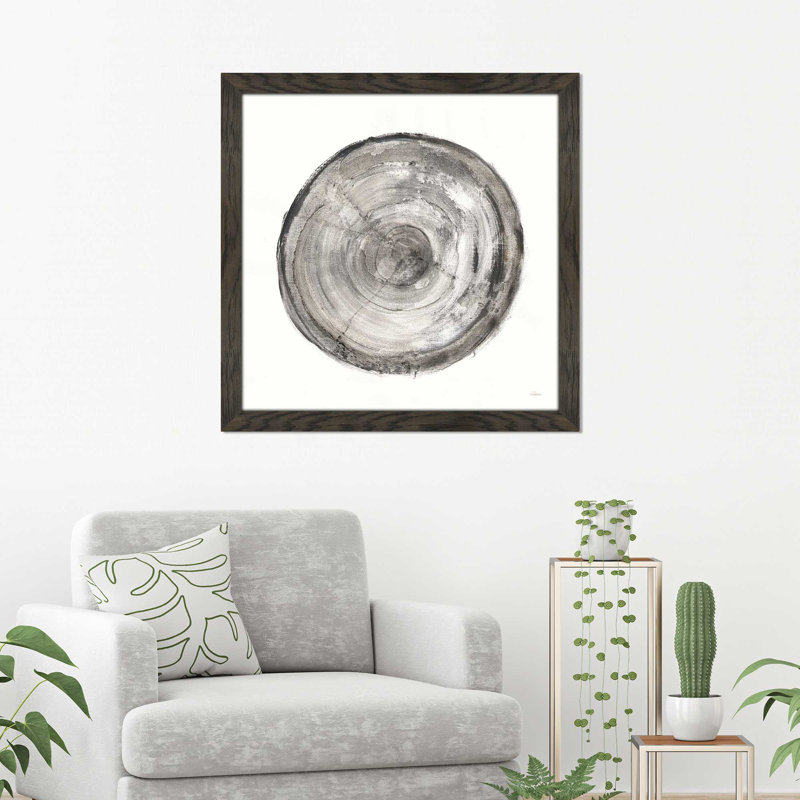 «Counting the Years V», reproduction sur toile, H 21,5 po x l 21,5 po x P 0,75 po, Cadre chocolat patiné