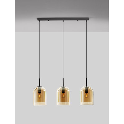 3 - Light Black Pendant