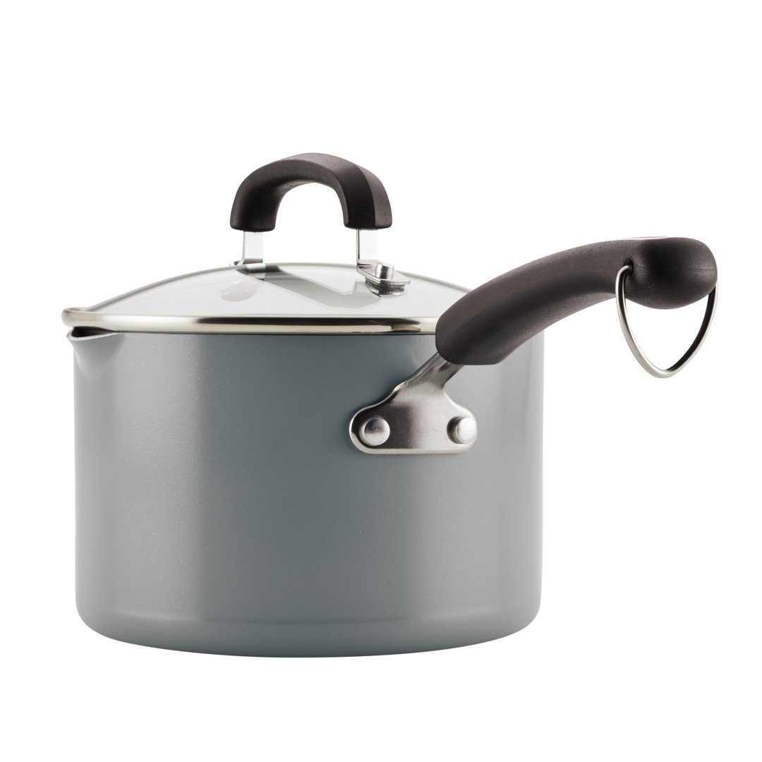 Farberware Eco Advantage Ceramic Nonstick Straining Saucepan With Lid, 3-Quart Farberware