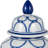 Cinya Ceramic Vase and Decorative Temple Jar with Lid - Elegant Flower Vase for Home Decor-89110052