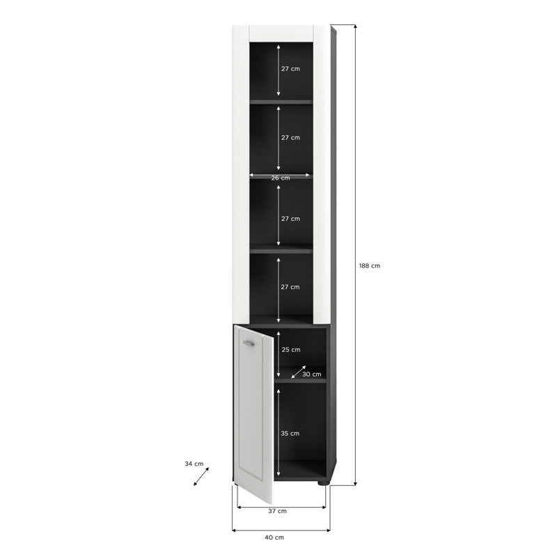 Glendon Freestanding Linen Cabinet