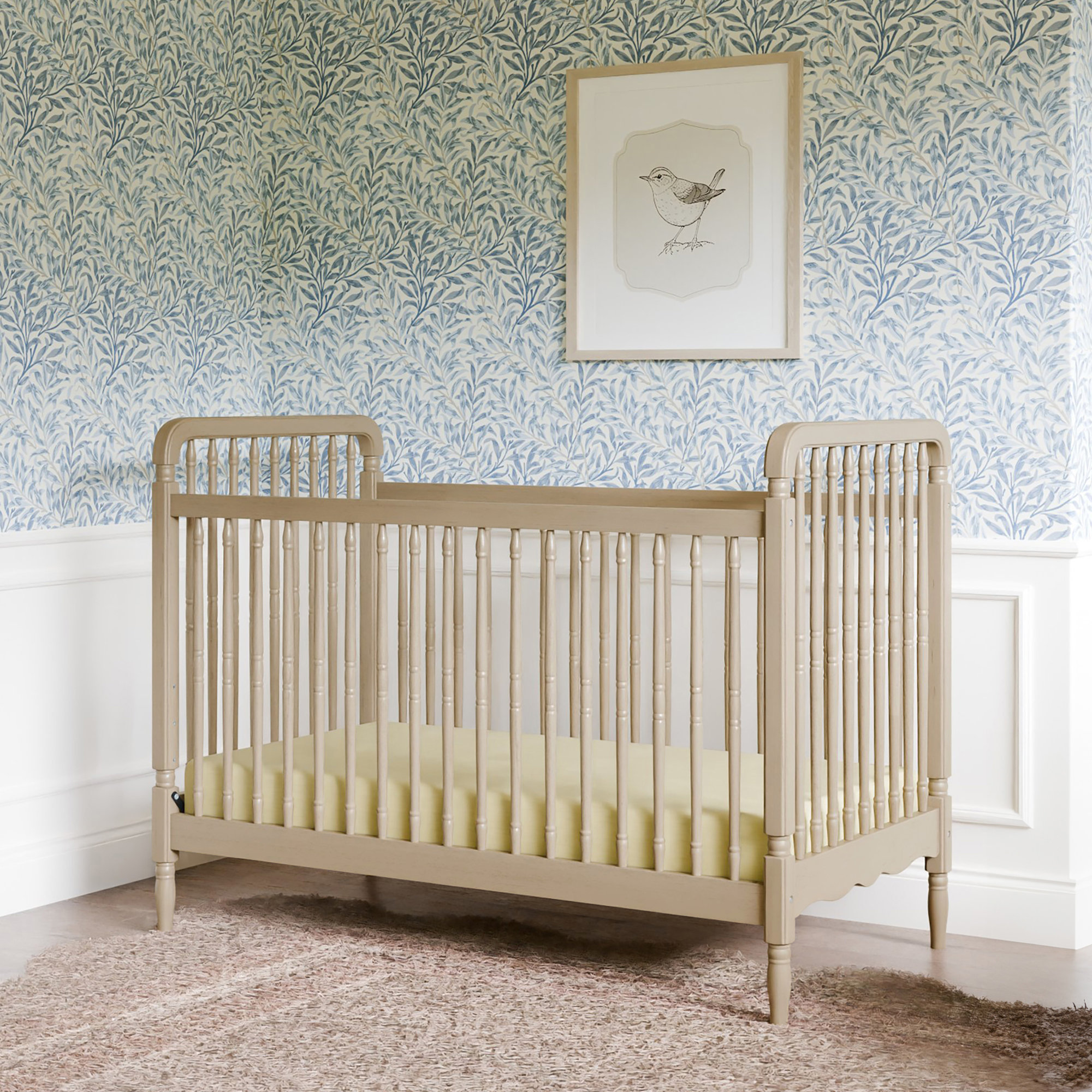 Liberty 3-in-1 Convertible Crib, Washed Pine