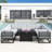 9 - Piece Outdoor Modular Sectional Set with Fire Table-1363332831