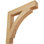6"W x 40"D x 40"H Thorton Block Rough Sawn Bracket, Douglas Fir