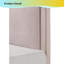 Lit plateforme gris avec tête de lit tapissier - texture nervurée, structure à profil bas - mobilier de chambre à coucher moderne pour jeunes-1479836818