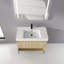 Meuble-lavabo simple avec plateau en résine 35,5275 po Redditch