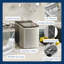 Alta Ice Maker Machine Countertop 9 Cubes in 8 Mins 12KG in 24Hrs Black