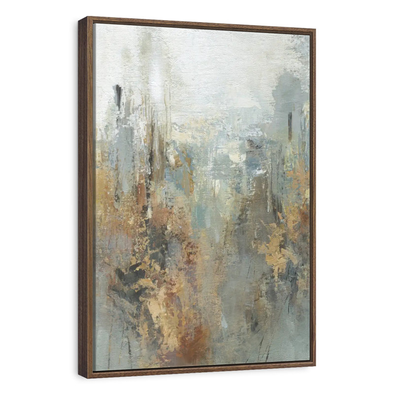 Forest Lights, Floating Frame Walnut, 13" x 19"