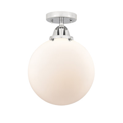 Alphonsa Glass Semi Flush Mount