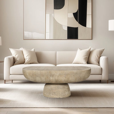 Pruitt Organic Magnesium Concrete Coffee Table