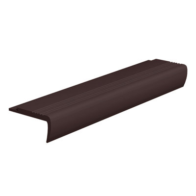 Rubber Length Stair Nose in Light brown