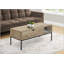 Table basse moderne à plateau relevable avec rangement dissimulé et tablette ouverte, idéale pour les salons et les espaces de divertissement-1450495457