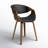 Arabelle 18'' H Faux Leather Upholstered Armchair-1564351216-1564351155