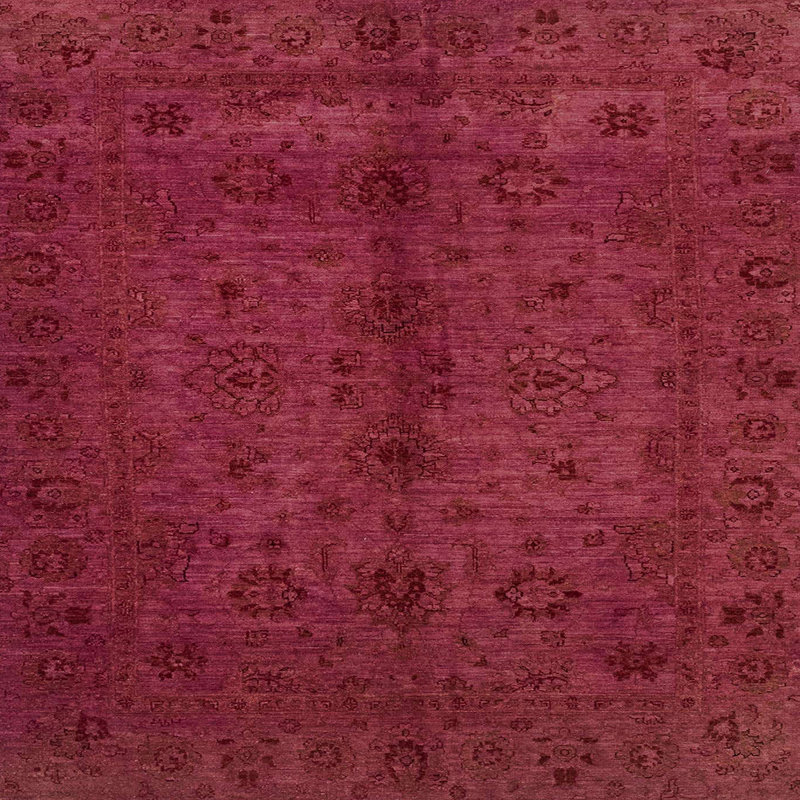 Tapis abstrait moderne 2882, Carré 3 pi