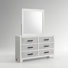 Ensemble de commode et miroir 2 pièces Bains