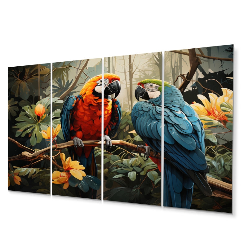 Coastal Animals Wall Decor on Metal