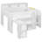 Loft Bed With Desk, Led And Multiple Shelves-1154905492